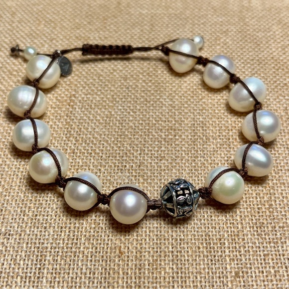 Silpada “Rugged Pearls” Bracelet - Picture 2 of 8